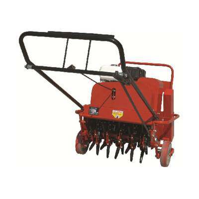 常青手推式草坪打孔机汽油草坪透气打孔机园林养护草坪增氧打孔机