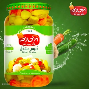 ALAHLAM PICKLES叙利亚进口泡菜阿拉伯中东CUCUMBER酸黄瓜 MIXED