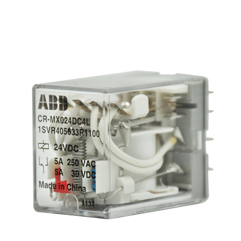 原装中间继电器带灯脚开