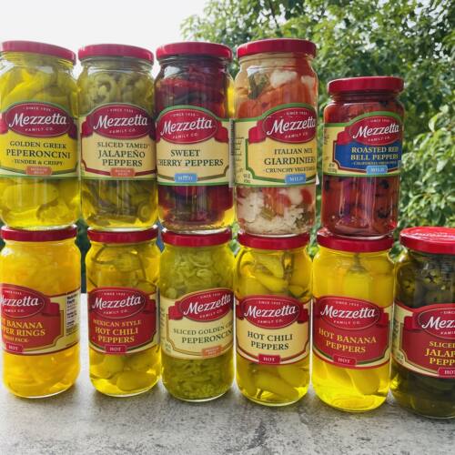 mezzetta golden peppers美国金黄整辣椒473ml棒约翰披萨辣椒/圈