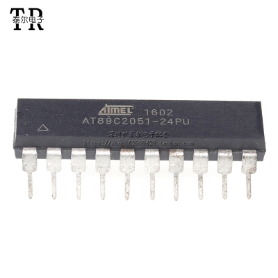 直插 AT89C2051-24PU 微控制器 8位 8051 2K闪存 DIP-20