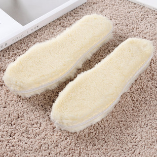 东北雪乡加绒加厚羊毛冬季超厚毛绒款鞋底防滑吸汗防臭保暖鞋垫