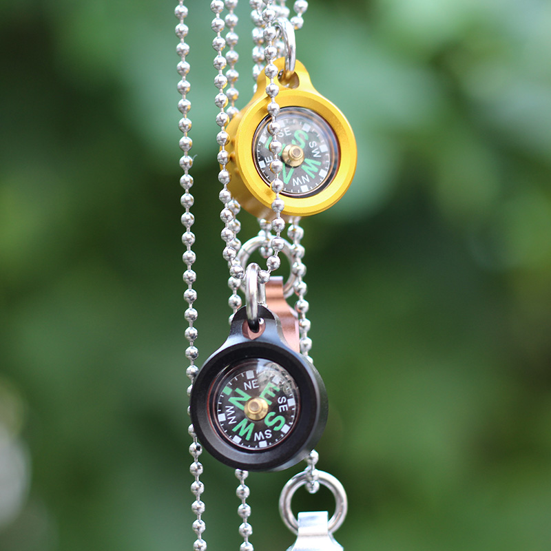 金属指南针挂件项链北饰