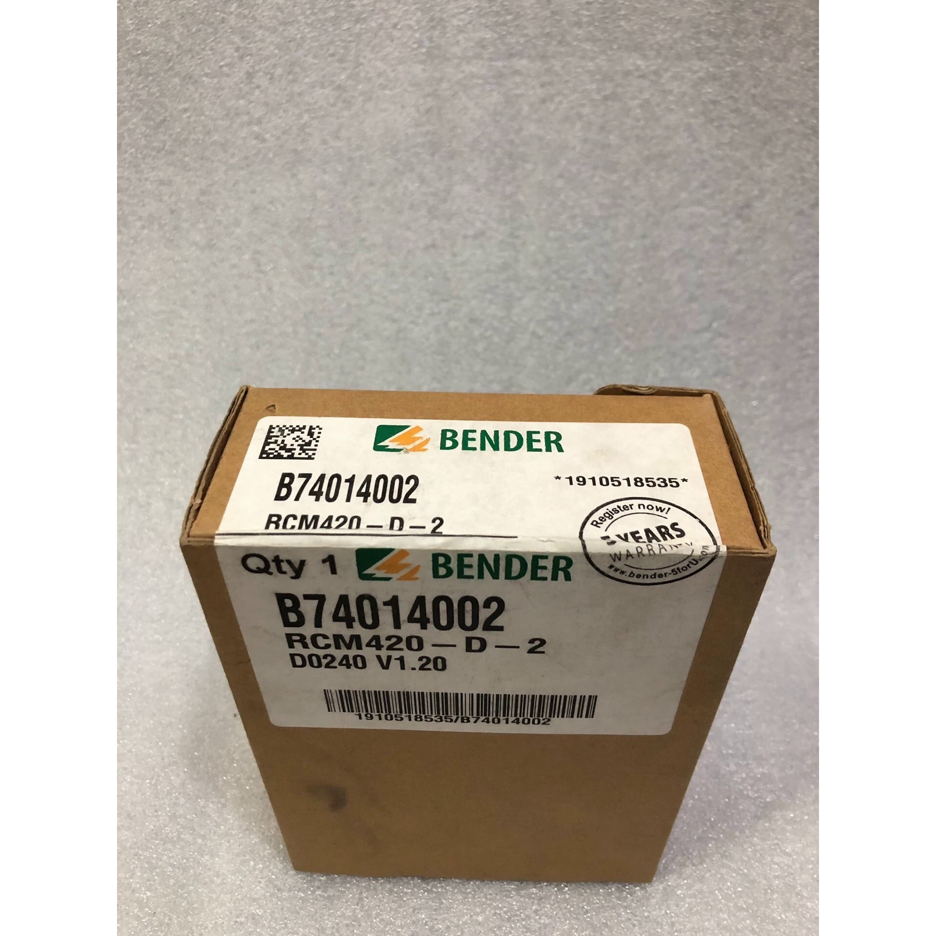 议价本德尔BENDER绝缘监视仪RCM420-D-2 B7401