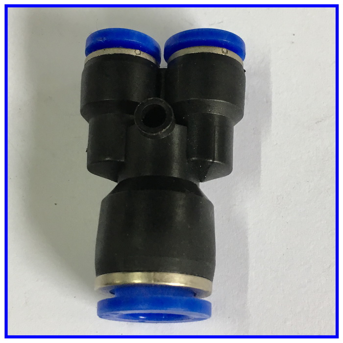 气动气管快速省力快插接头Y型三通PY4/6/8/10/12/14/16空压机三叉