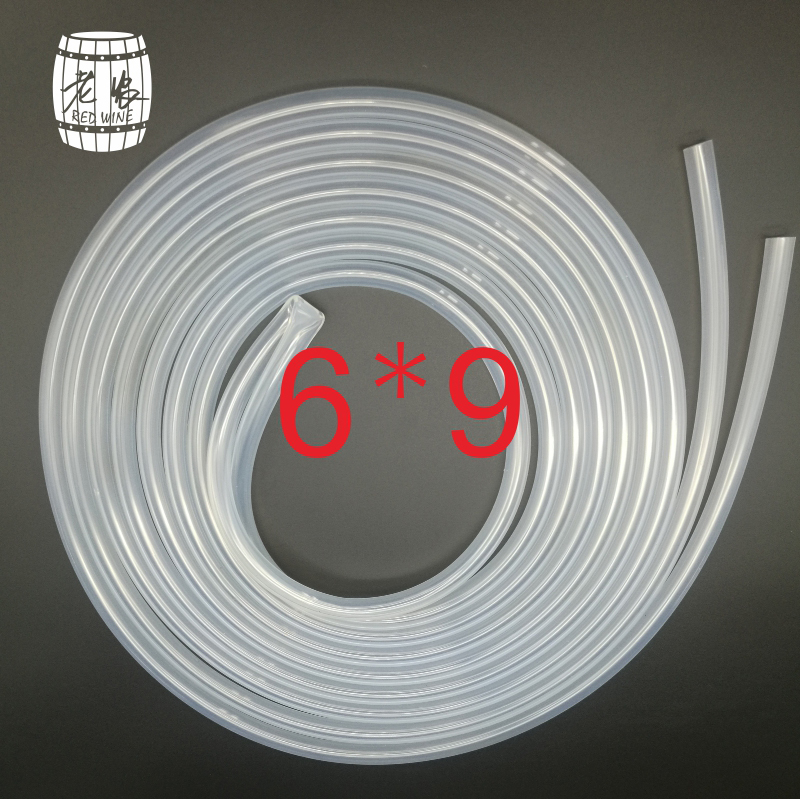 食品级硅胶管耐低温弹性无味高温透明软管塑料管6/98/119/12水管