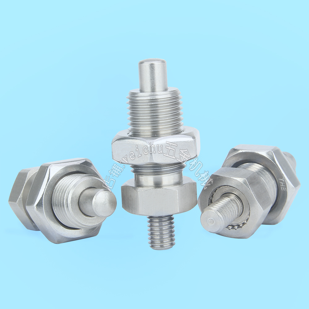 无手柄旋钮柱塞 ZAB22/ZAB32-M10/M12/M16/M20 分度螺栓旋钮螺栓