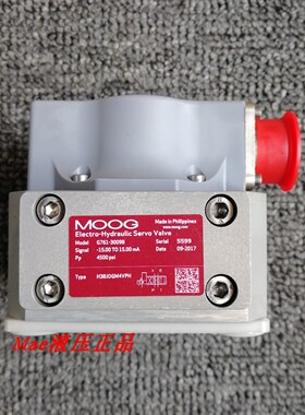 美国MOOG穆格伺服阀G631-319C;G761-3009B;G761-3008B;G761-3004B