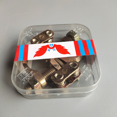 装电瓶桩头线接头连接头头接线电瓶纯铜电池卡扣卡子汽车接快柱头