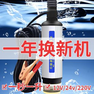 电动抽油泵柴油12v24伏通用抽水泵抽油神器小型加油枪油抽子机器