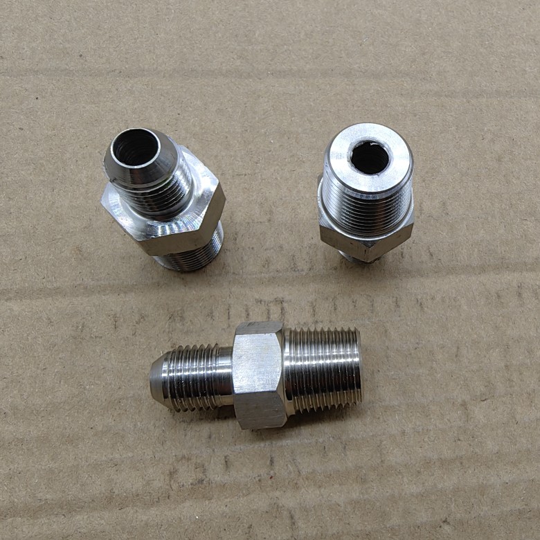 外丝转型不锈钢液压油管