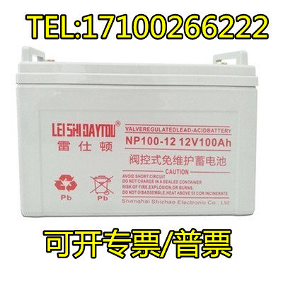 LEISHIDAYTOU雷仕顿蓄电池NP100-12免维护12V100AH 直流屏UPS/EPS