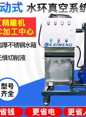 5.5kw雕刻机真空泵2bv水环真空泵cnc负压系统真空吸附吸盘真空泵