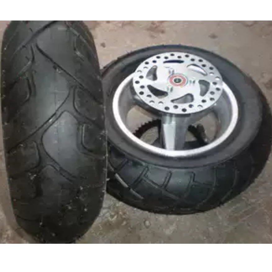 正品49CC迷你摩托车小跑车不会爆内外轮胎配件不包括铝圈的价