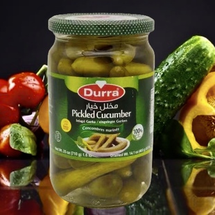 خيار CUCUMBER多朗腌黄瓜约旦进口‏مخلل DURRA PICKLED