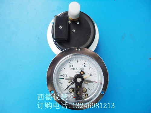 轴向带边嵌装式电接点压