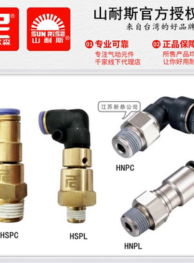 尼尔森HSPC6-01高速旋转接头HSPL8-02山耐斯HNPC10-03 HNPL12-04