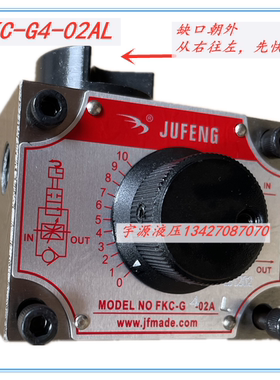FKC-G4-02A AL LA LAR BL机械调速阀 钻床锯床用流量阀巨丰JUFENG