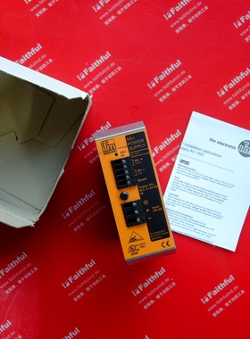 议价IFM AC1207 易福门AS-I电源模块 Power Supply 24VDC 2.8A