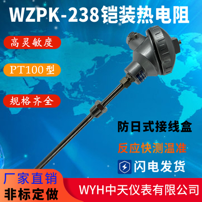 中天仪表温度传感器带螺