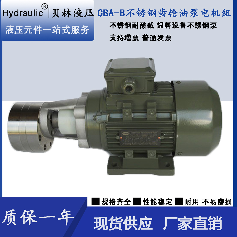 CBA-B6JZ陶瓷不锈钢齿轮油泵电机CBA-B4/2.5/10/B16/B25/20饲料泵