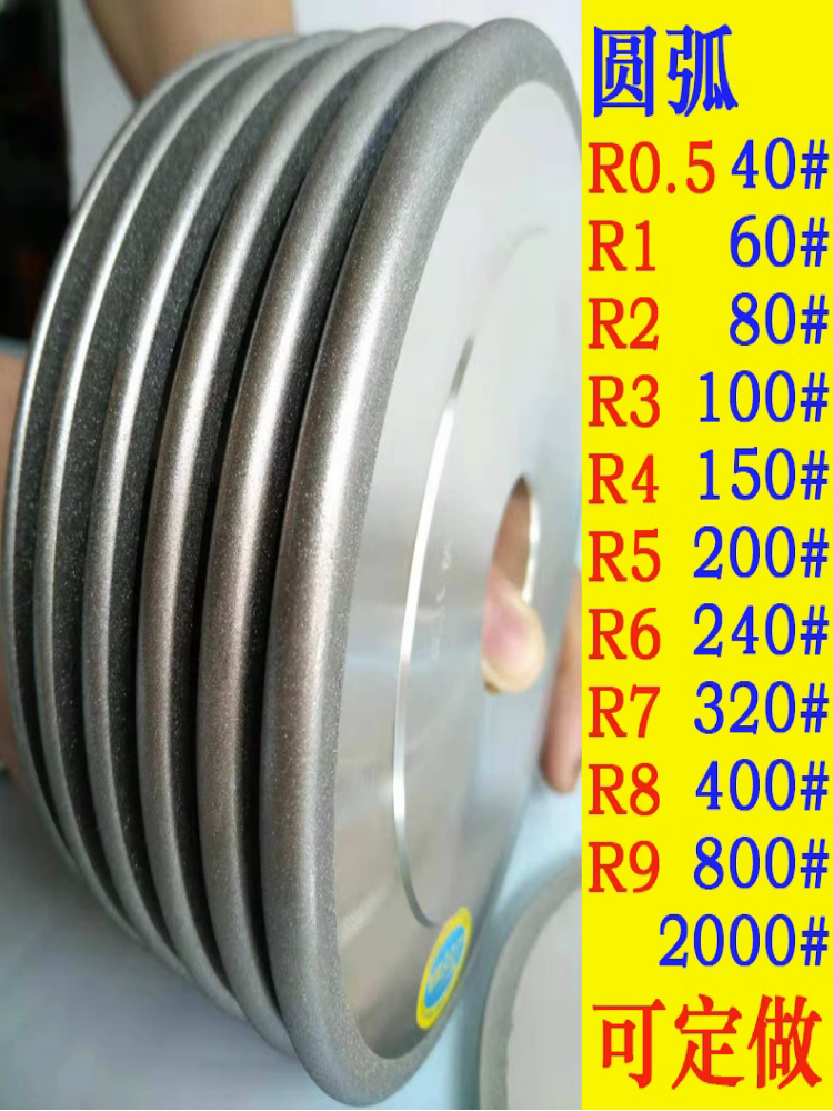 高效圆弧金刚石滚轮角电