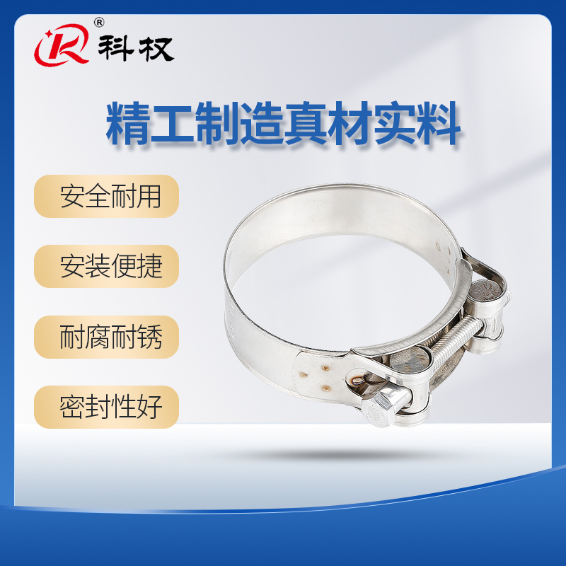 不锈钢欧式强力喉箍卡管