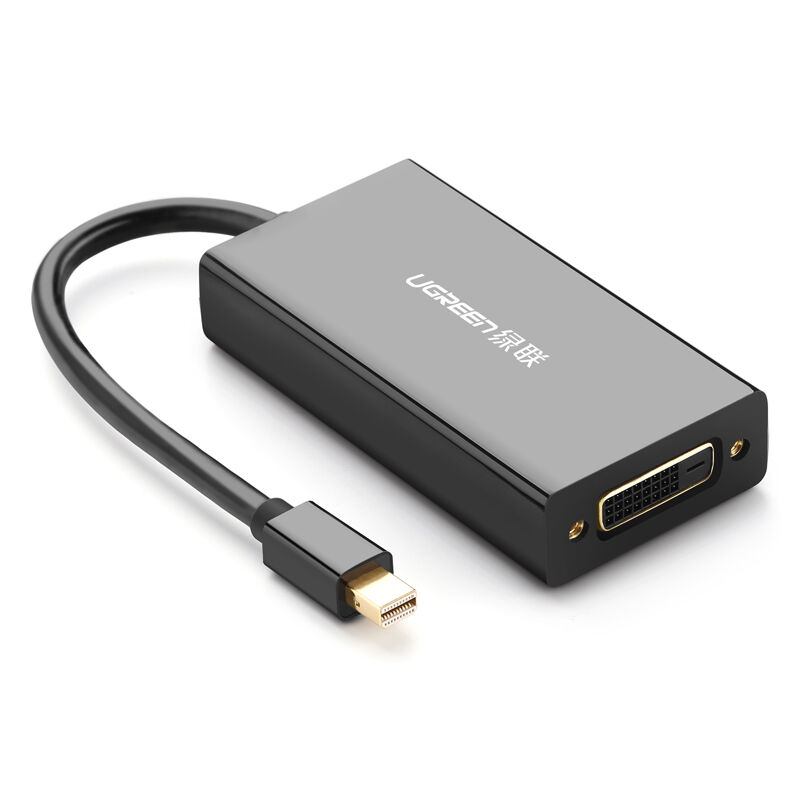 绿联（UGREEN）20418 Mini DP转HDMI VGA DVI三合一转换器 迷你Di