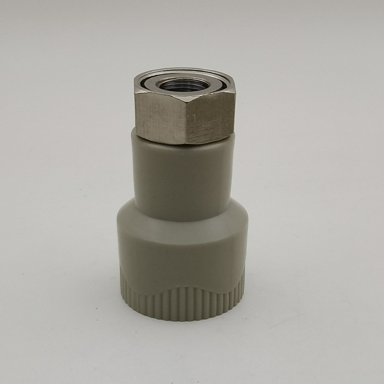 PPR水表接头 水泵活接头 灰色ppr水管管件太阳能热水器专用小活接
