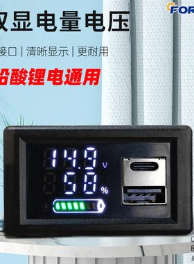 铅酸锂电通用双数显量指