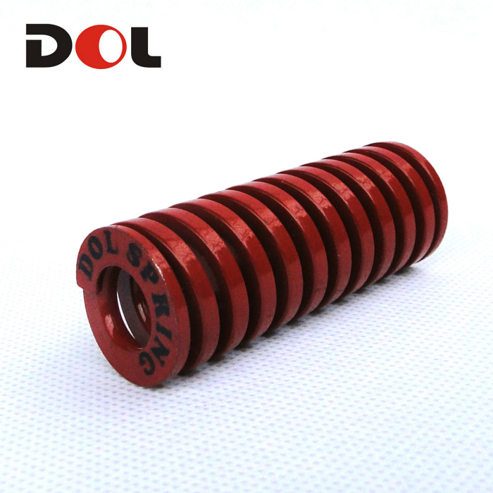 耐高温频率扁线红色弹簧