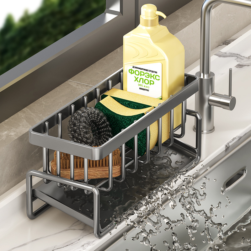 沥水架厨房置物池槽抹布