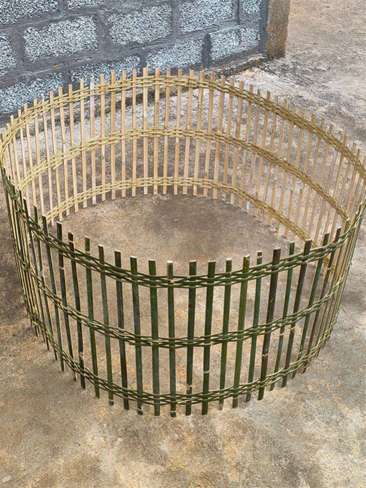 厂家竹编鸡围栏竹编笼移动笼竹子栅栏民间特色手工艺品鸡笼鸭笼鹅