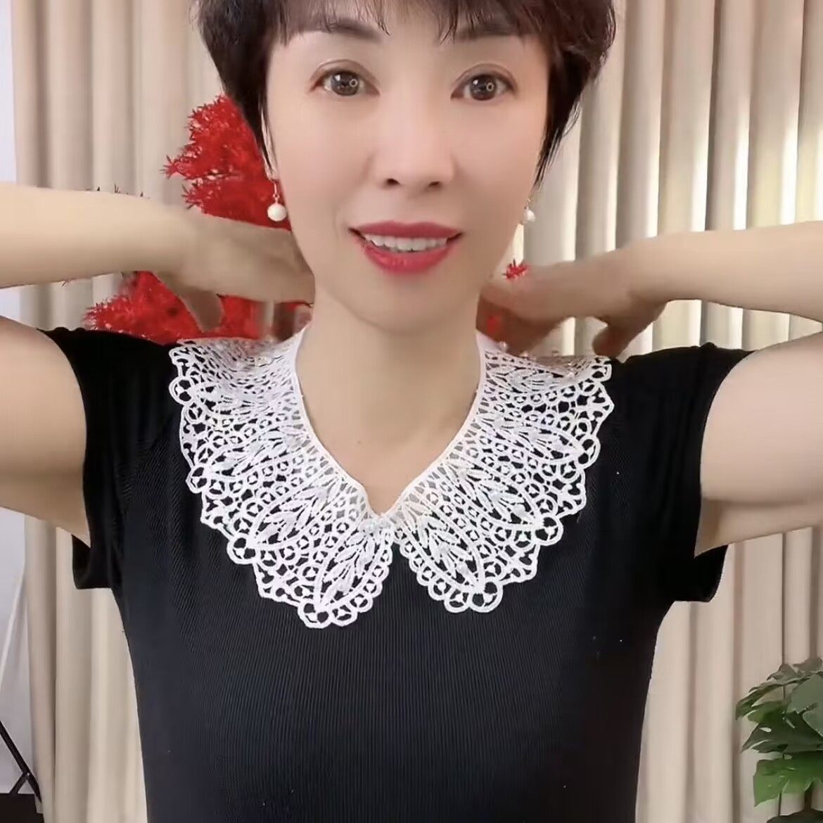 贝珠蕾丝假领韩版镂空木棉丝披肩夏季防晒装饰假领子圆领百搭款,服饰配件/皮带/帽子/围巾,假领,淘宝优惠券,粉丝福利购,淘宝优惠卷