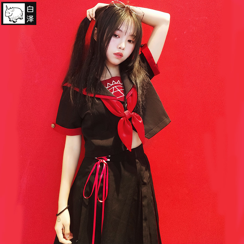 白泽日系暗黑魔法阵制服