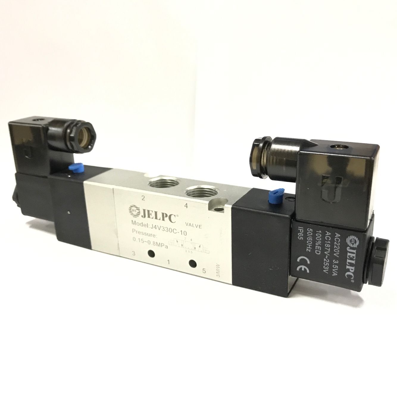 JELPC佳尔灵电磁阀 佳尔灵气控阀三位五通4V330C-10 4V430C-15