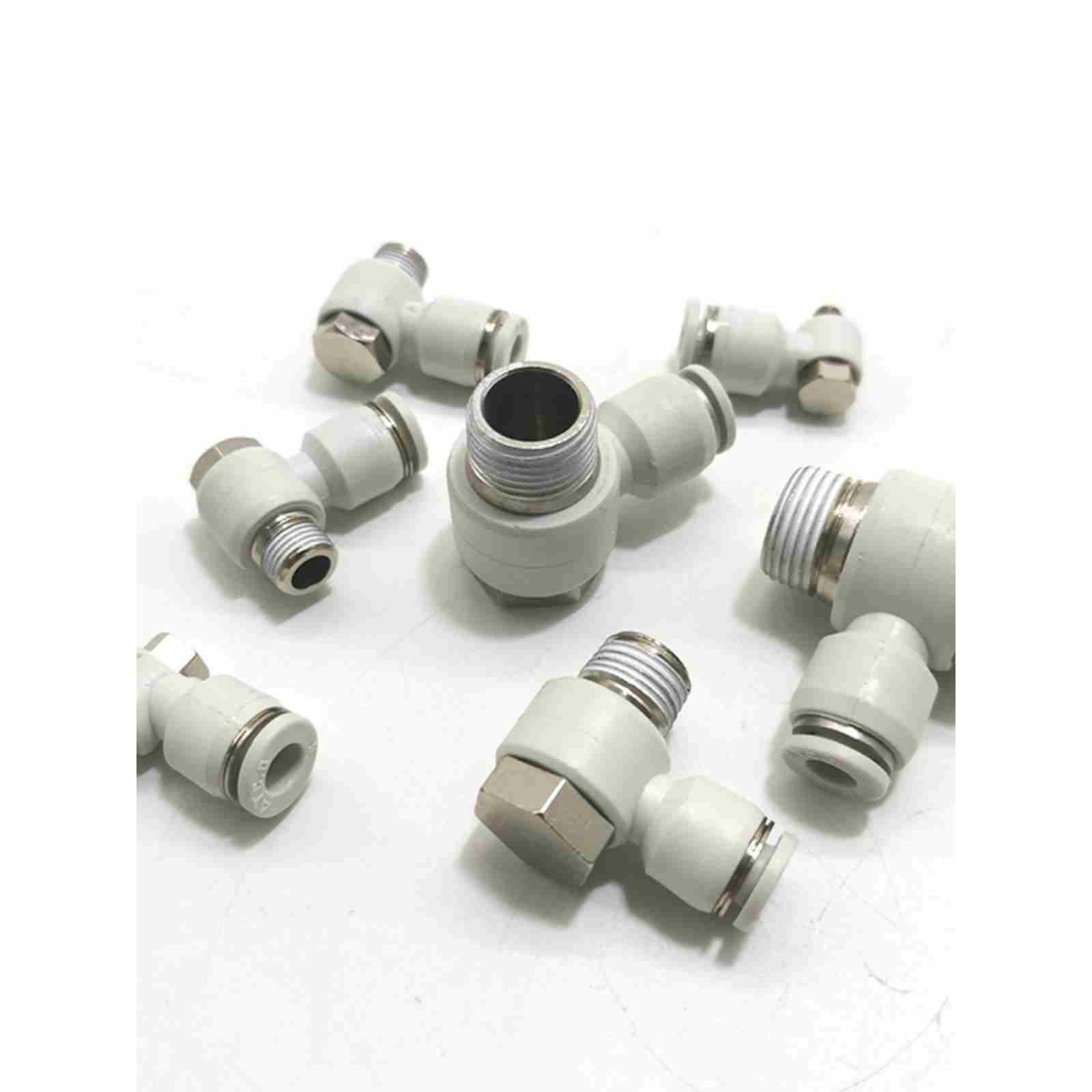 气缸气动接头PH外六角APH4/6/8/10/12-M5/01/02/03/04