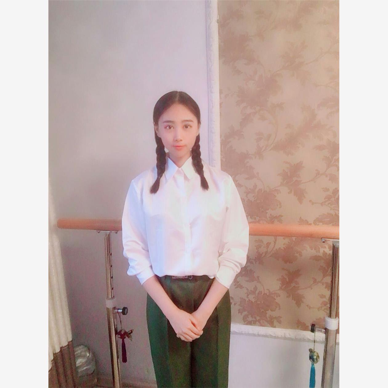 男女芳华七八十年代知青老式军装文革白衬衣海魂衫蓝绿长裤演出服