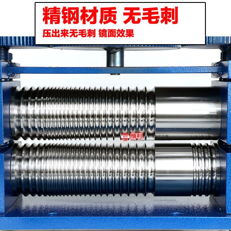 德国日本进口手摇压片机金银首饰手动古法黄金银压线轮胎手镯压圆