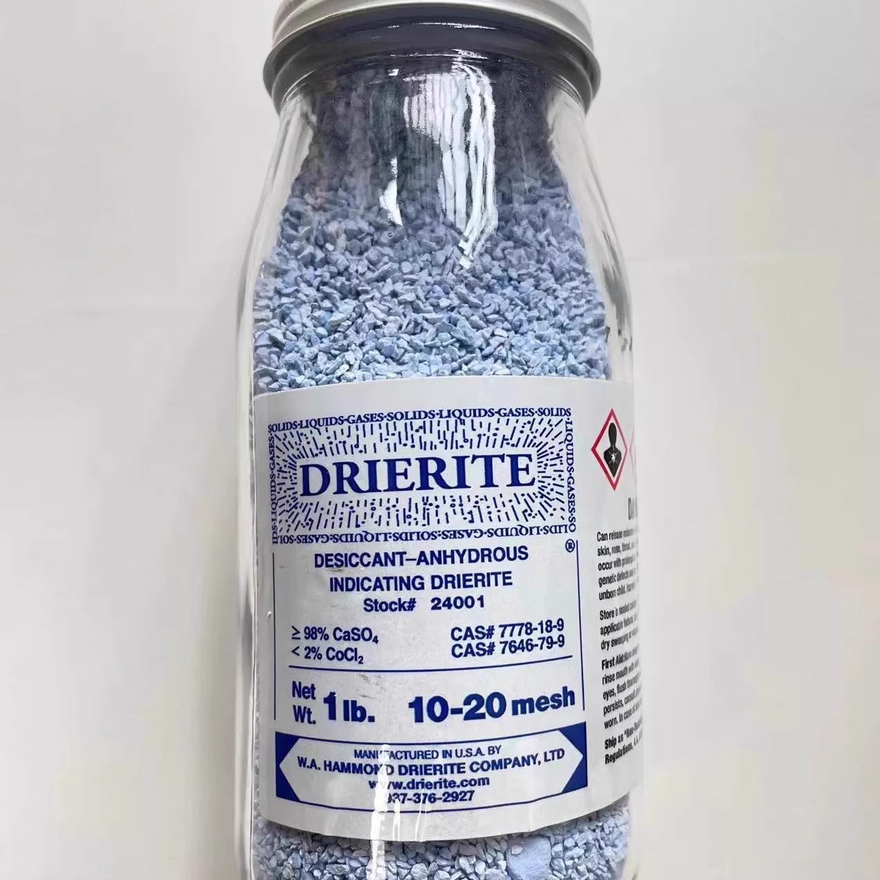 美国无水硫酸钙指示干燥