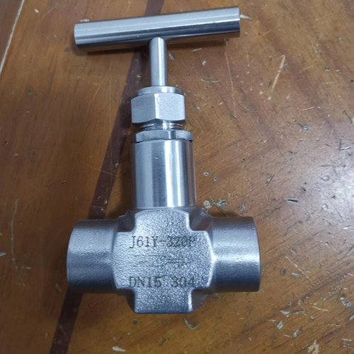 304/316不锈钢高温焊接截止阀DN15/20高压对焊式针型阀 J61Y-320P
