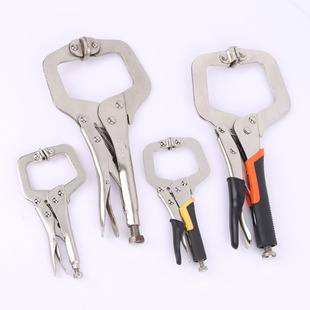 大力钳10寸包邮11寸c型平口圆口大力钳7寸钳子五金工具固定夹持钳