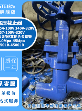 对焊接截止阀 高温高压铬钼钒合金钢J61Y-P54 P57-100V 170V-320V