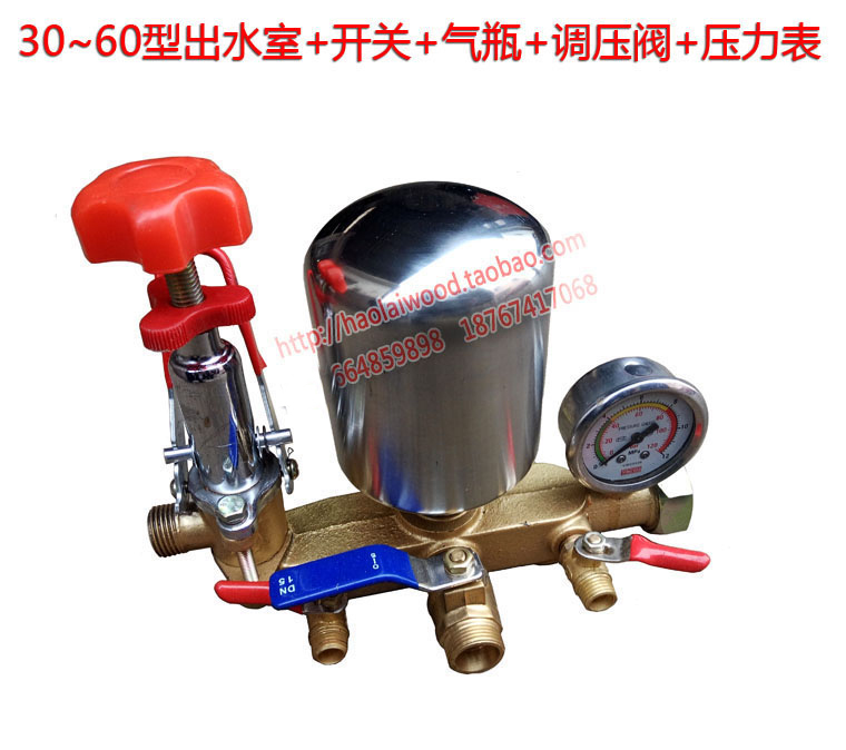 30 60型45柱塞泵28出水室40带调压阀534大开关822压力表气瓶16 21