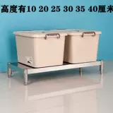 Простая напольная полка для хранения из нержавеющей стали, кухонная полка для хранения приправ, микроволновая печь, 1 слой, 304, однослойная