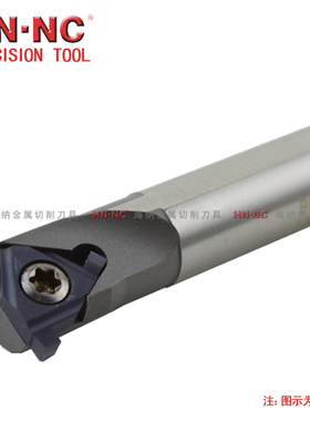 海纳HNR0012/14/16/20-16TNR高速钢抗震内孔密封槽切槽数控车刀杆
