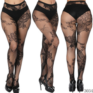 Stockings Fat Ladies Summer Size Fishnet Plus Leggings Big