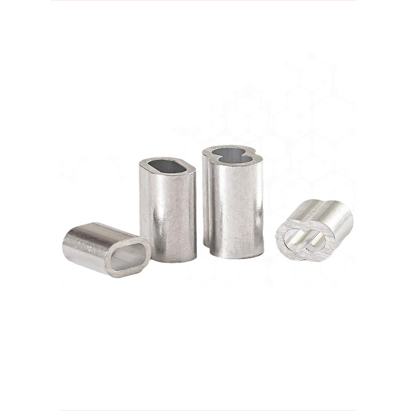 钢丝绳铝套夹头字型双孔