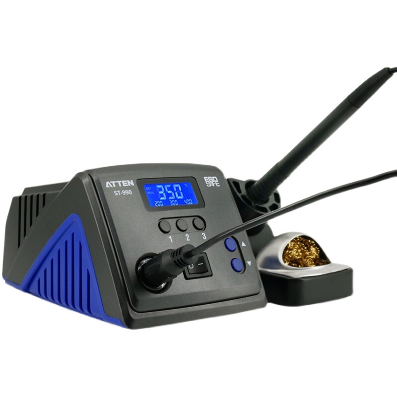 ATTEN安泰信 ST-990电焊台自动休眠恒温数显电烙铁 一体式发热芯