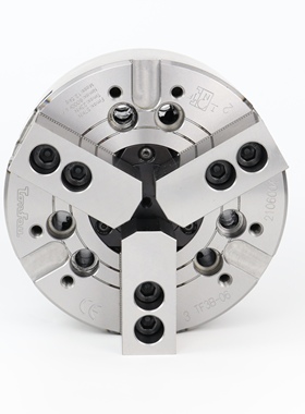 TonFou台湾通福液压卡盘TF3B-06中空三爪油压TF3B-08 4寸5寸6寸